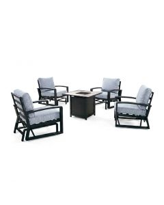Ostend Fire Pit Chat Set